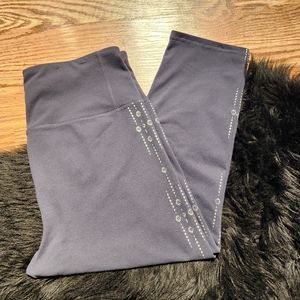 GAIAM High Waist Capri Yoga Leggings Women's Size L